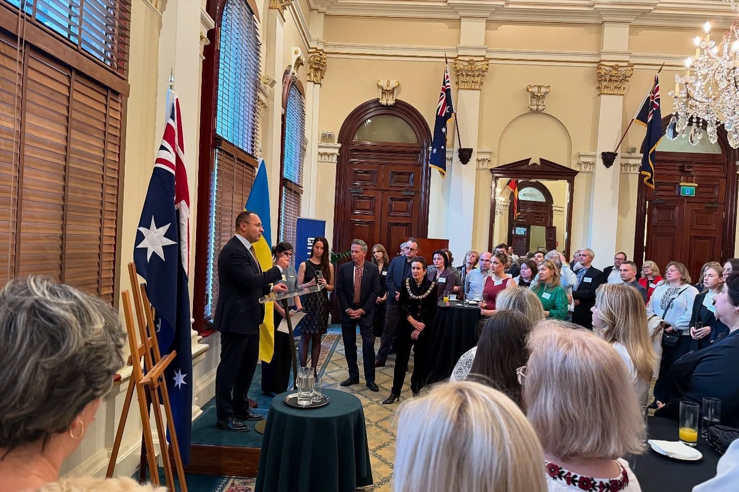 guests at Sydney Town Hall