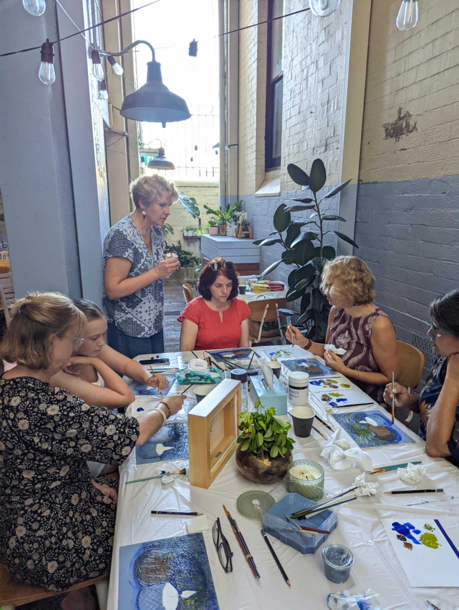 Tetiana is conducting the workshop