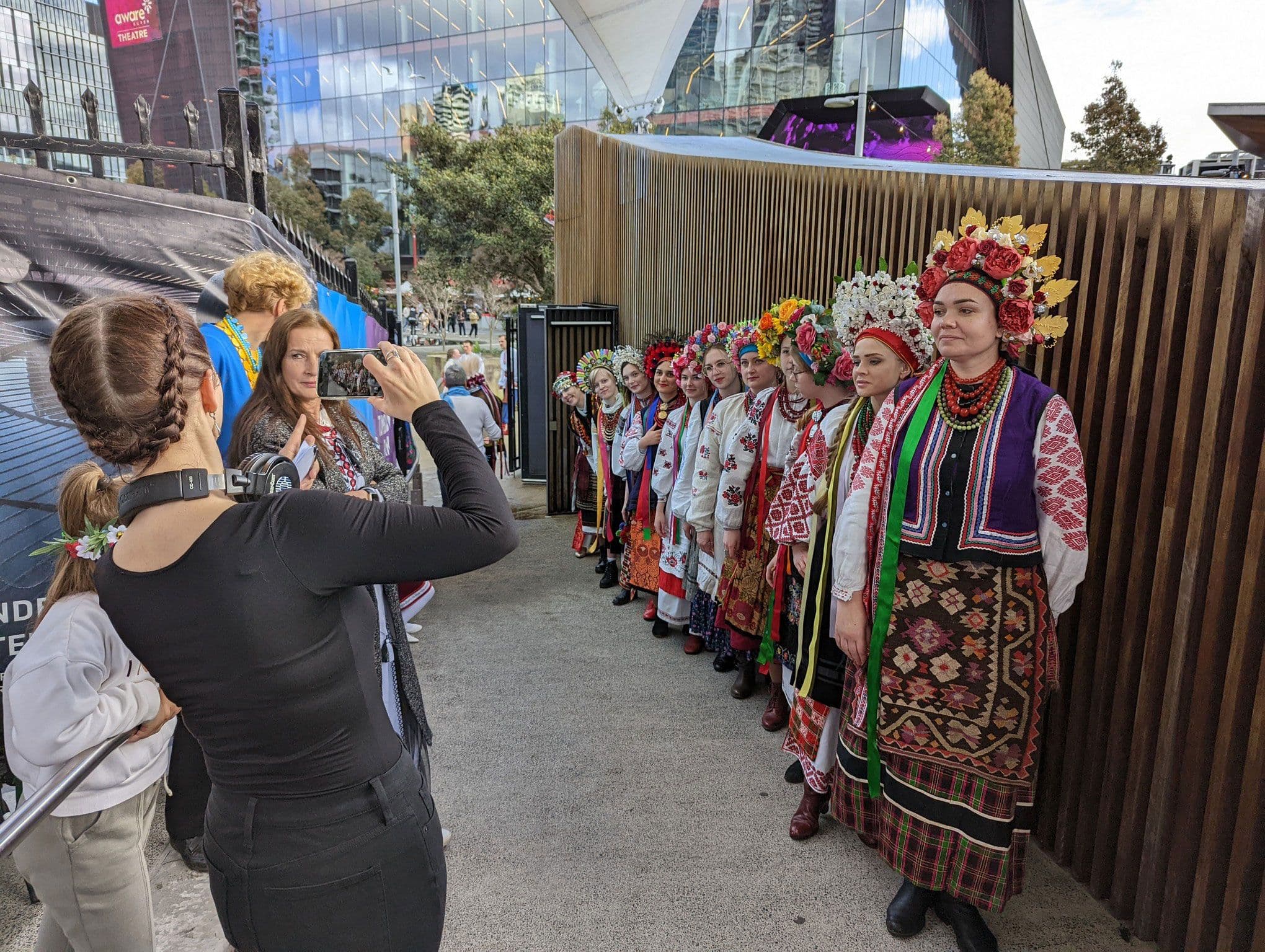 Models at the backstage