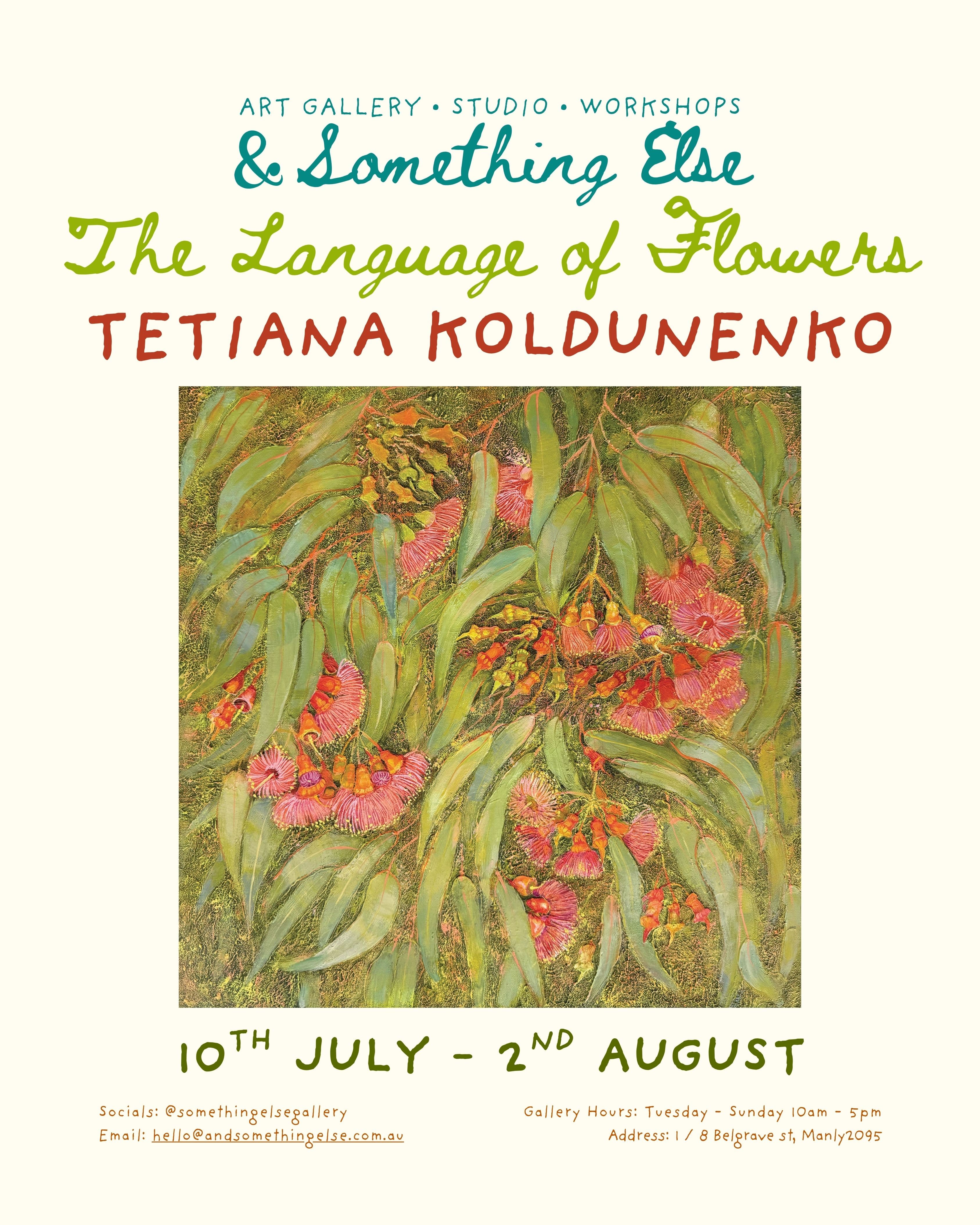 language of flowers poster