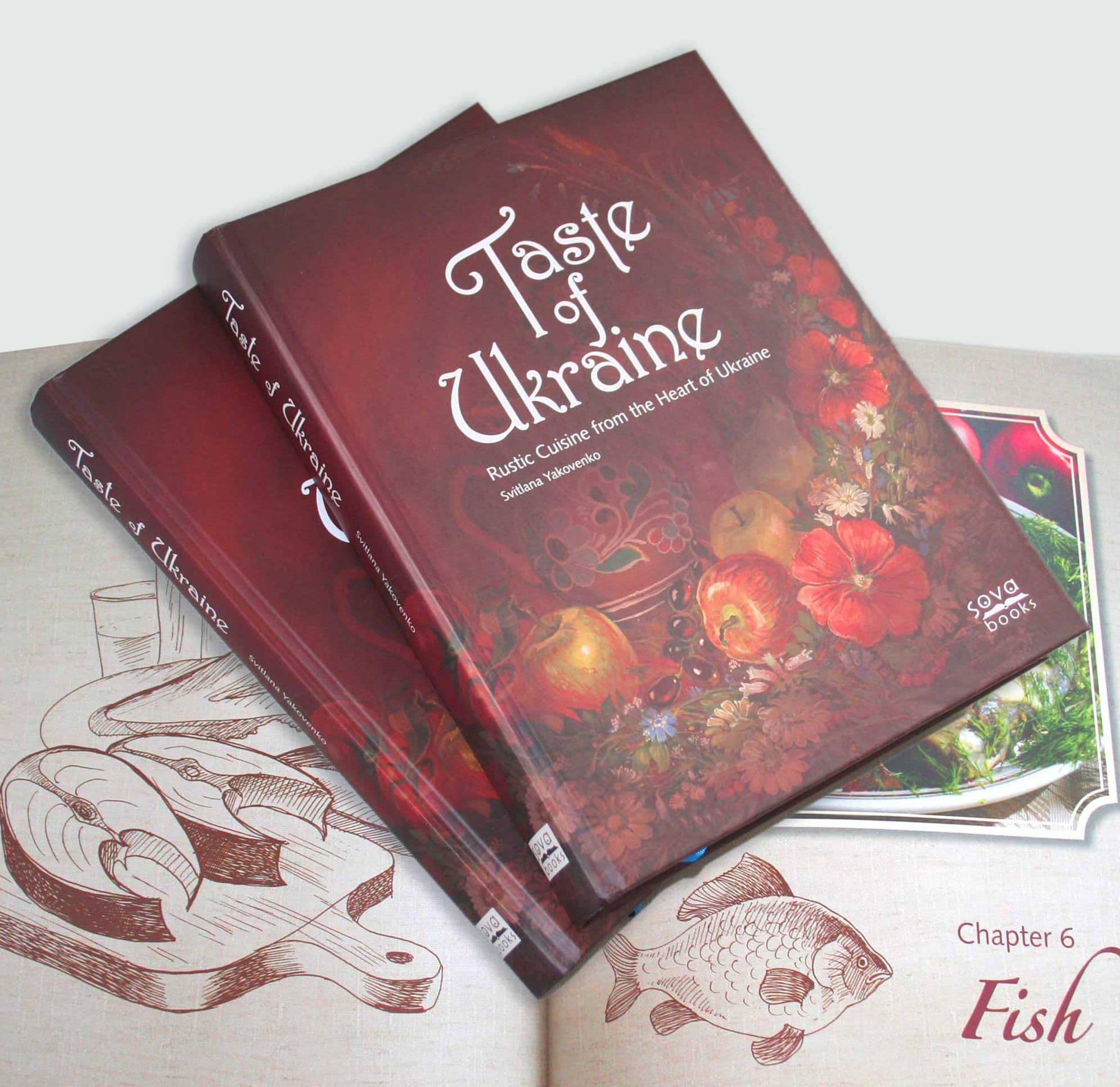 An award winning culinary book Taste of Ukraine