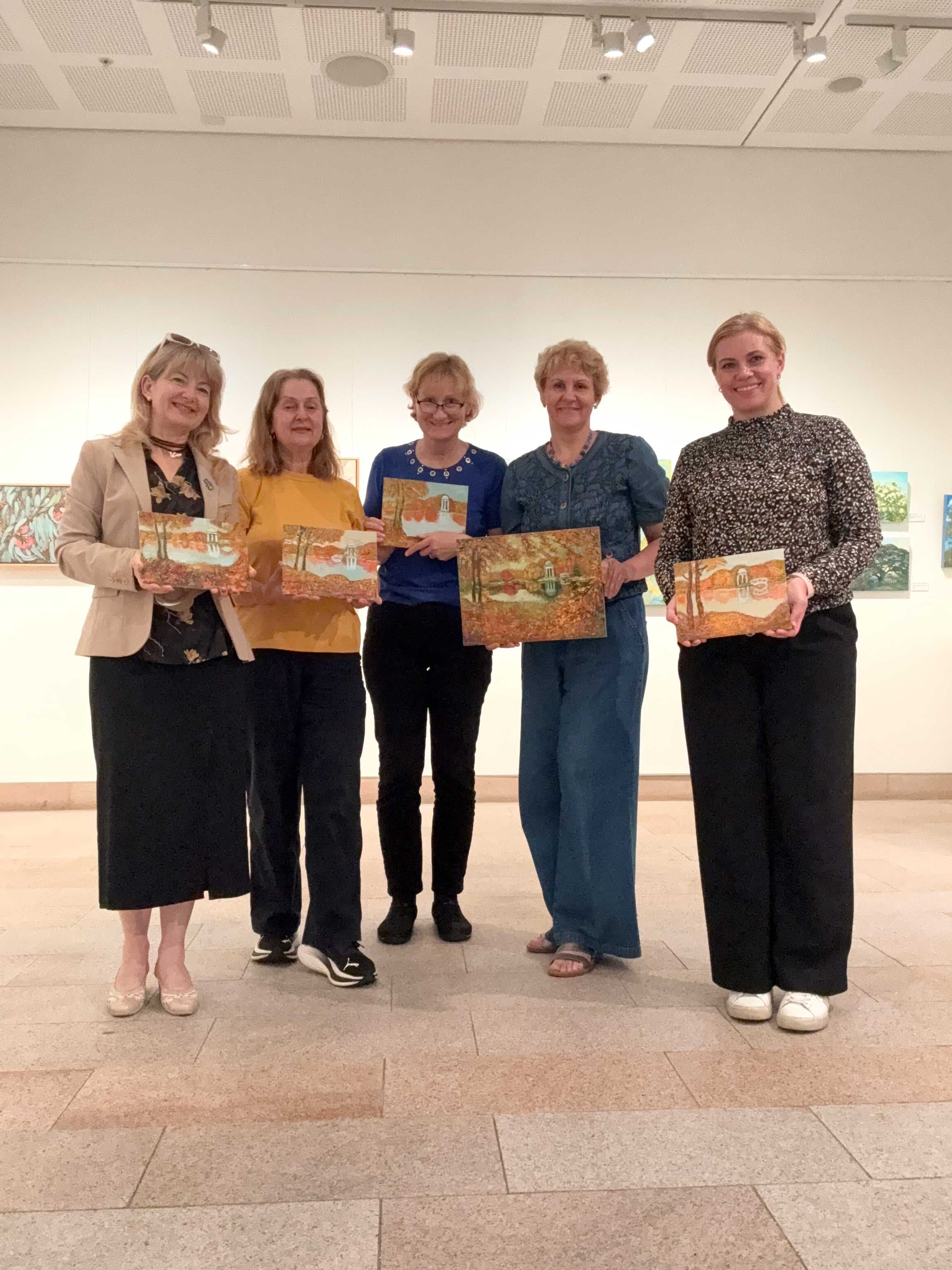 Participants with the workshop results