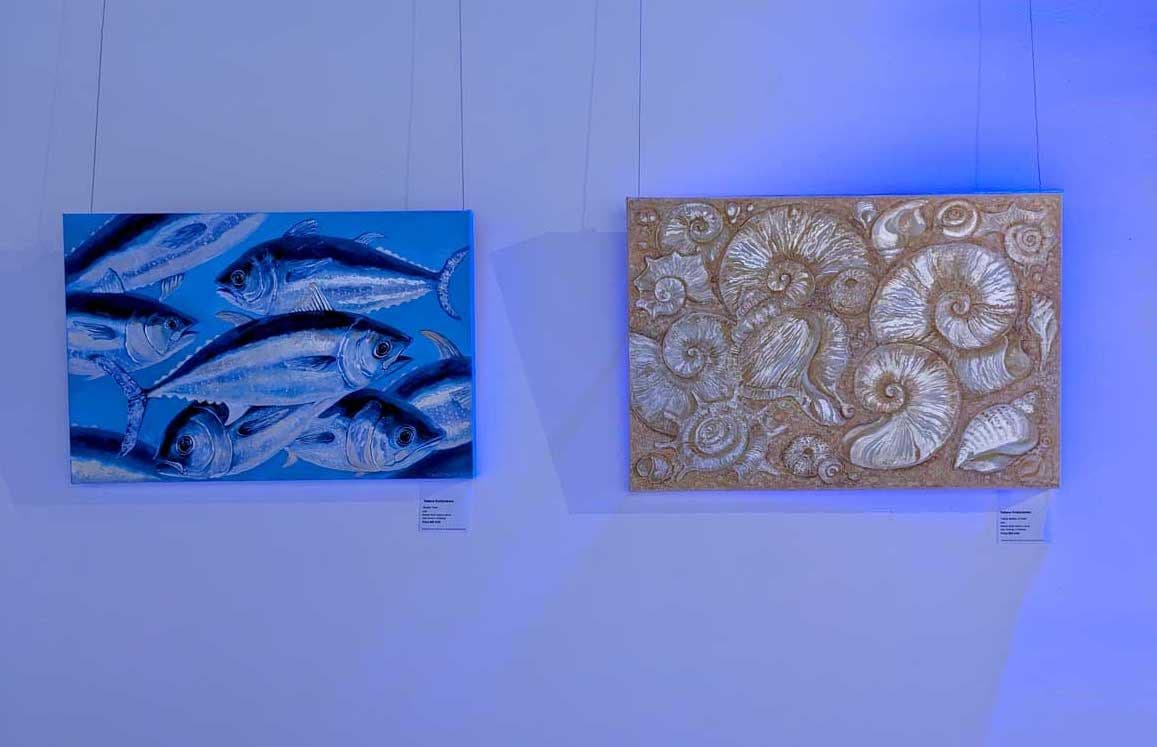 artworks on the wall