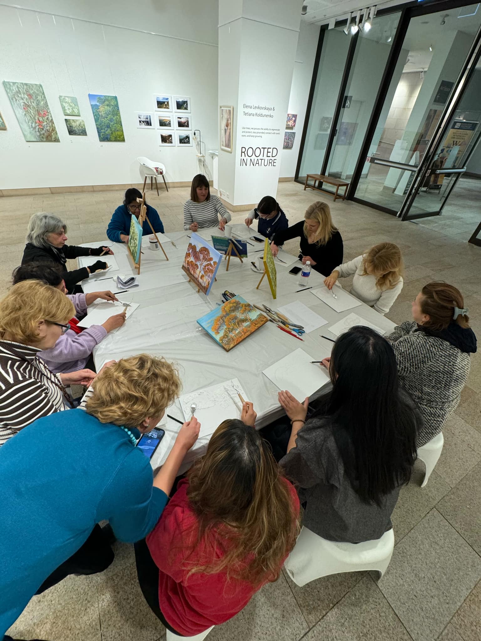 People around the table