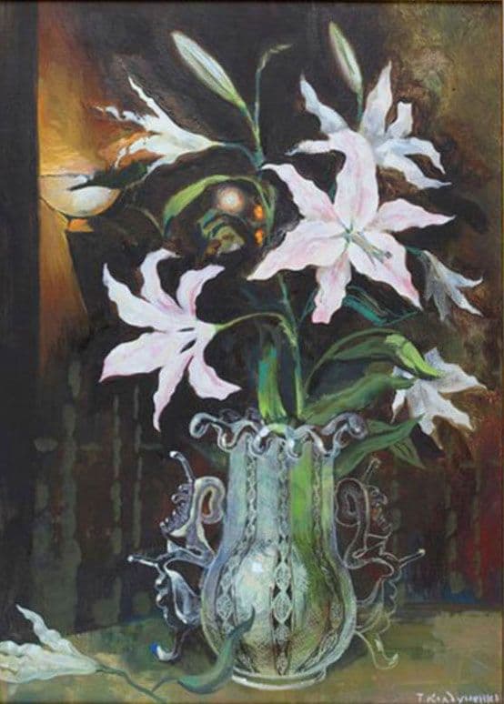 Lillies in a vase