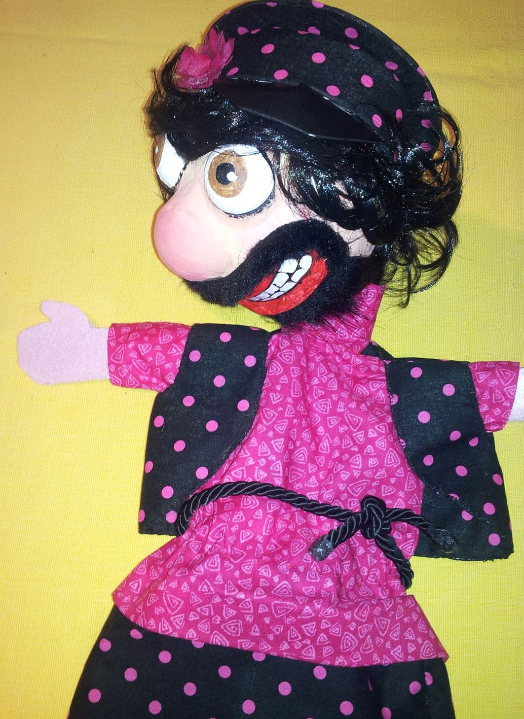 A gypsy puppet