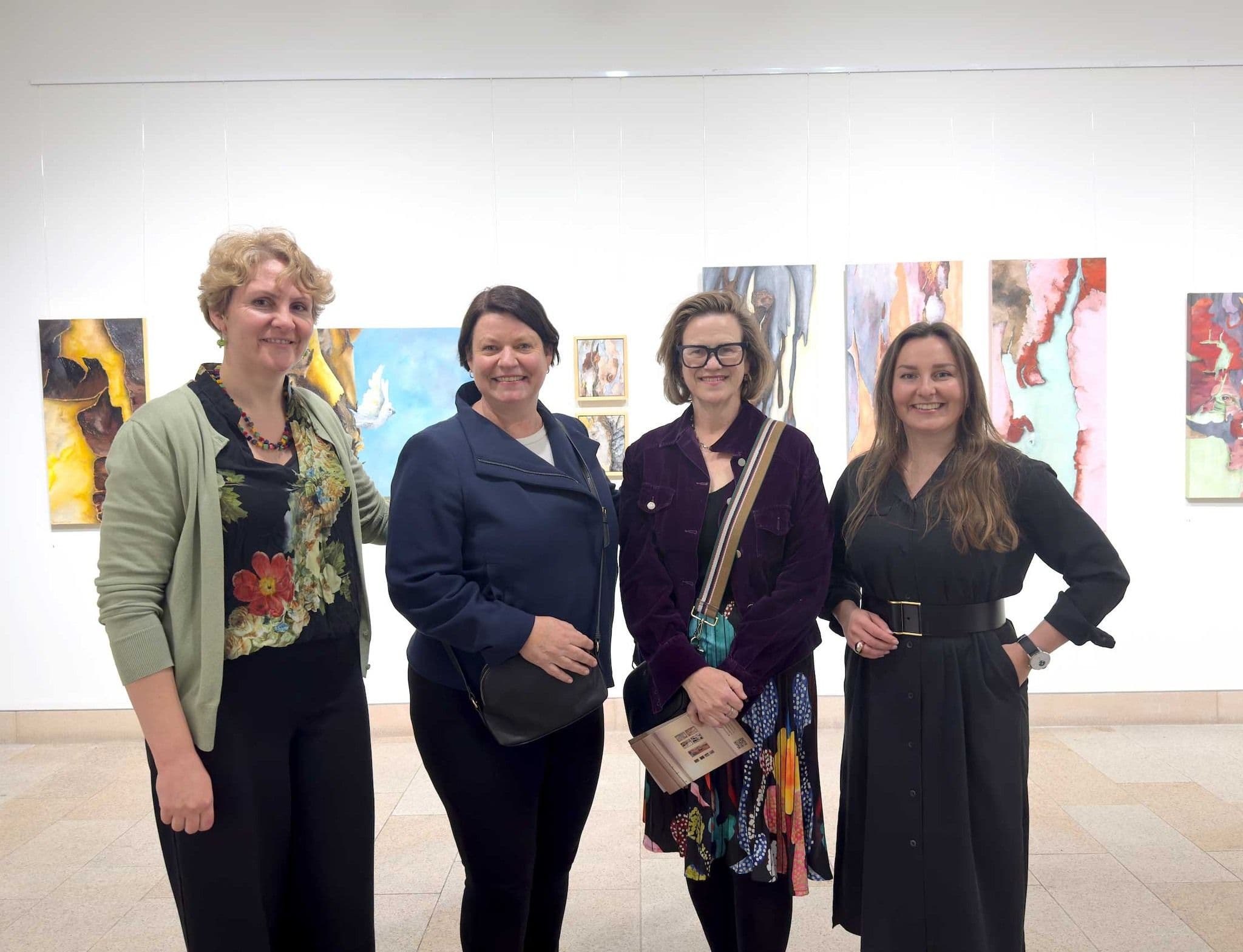 Artist with Mayor Tanya Tailor