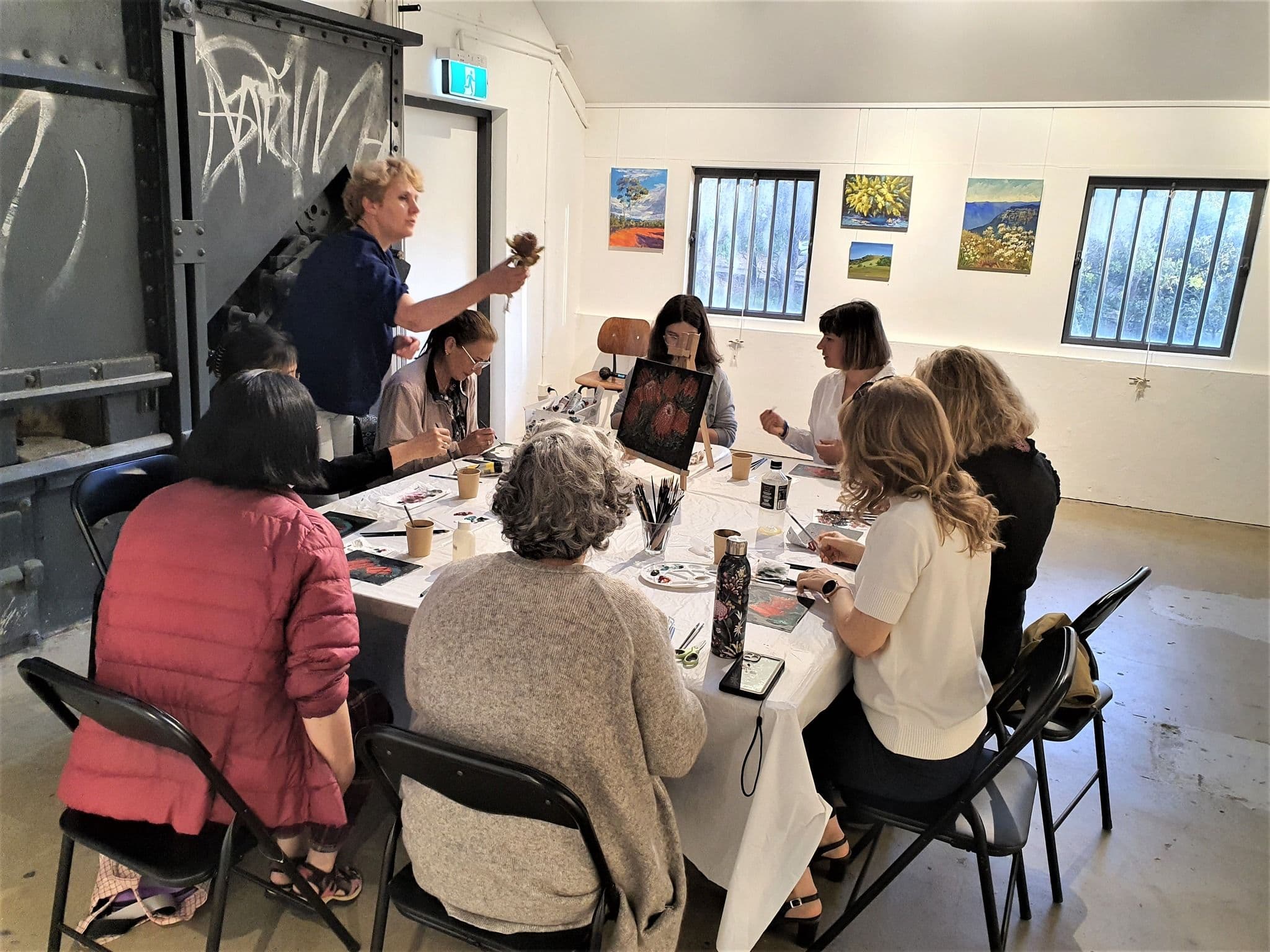 Tetiana Koldunenko is conducting the workshop