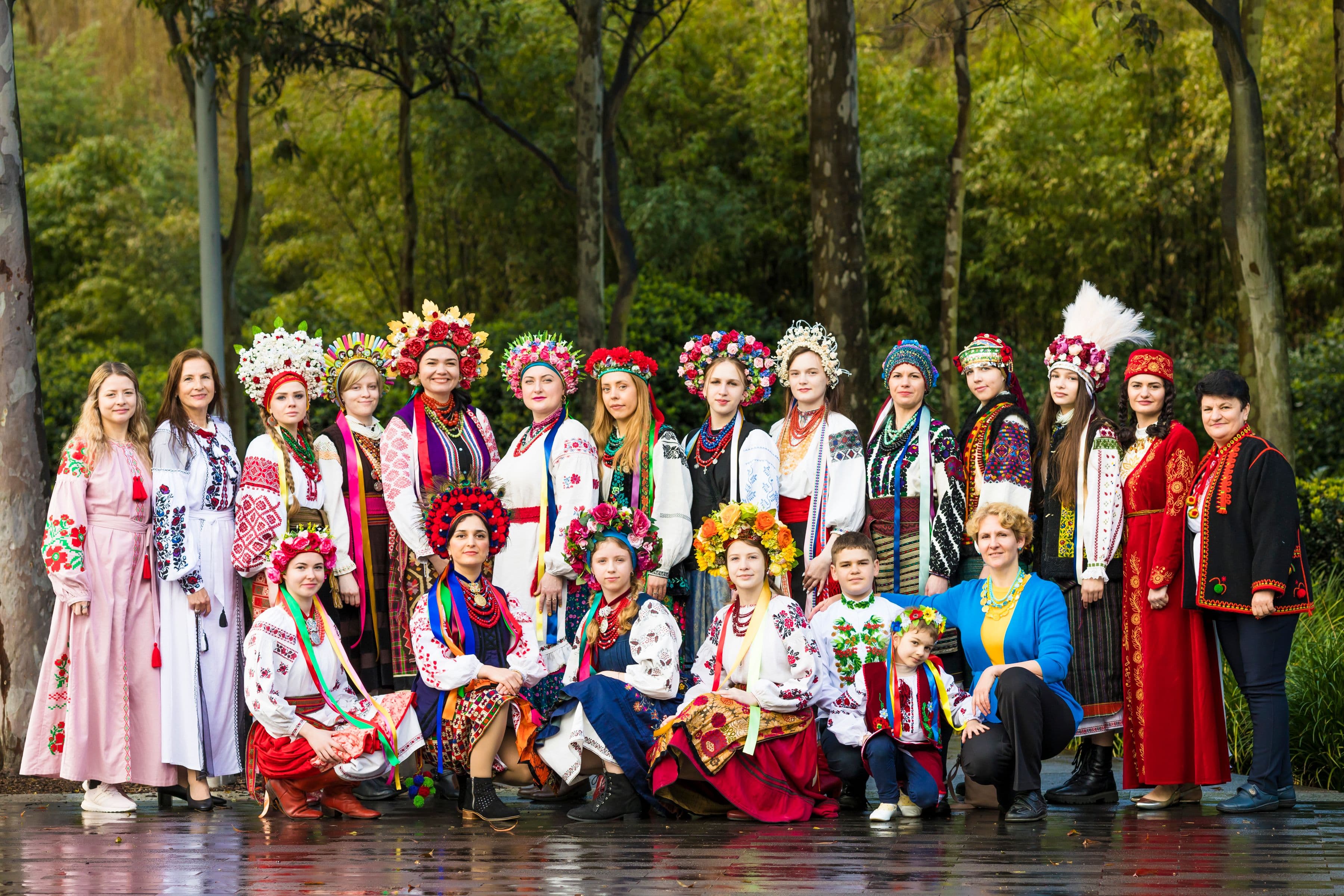 Models and backstage team at Ukifest
