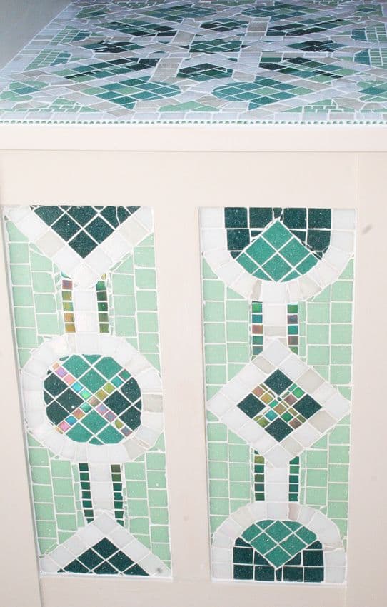 Side view of the table