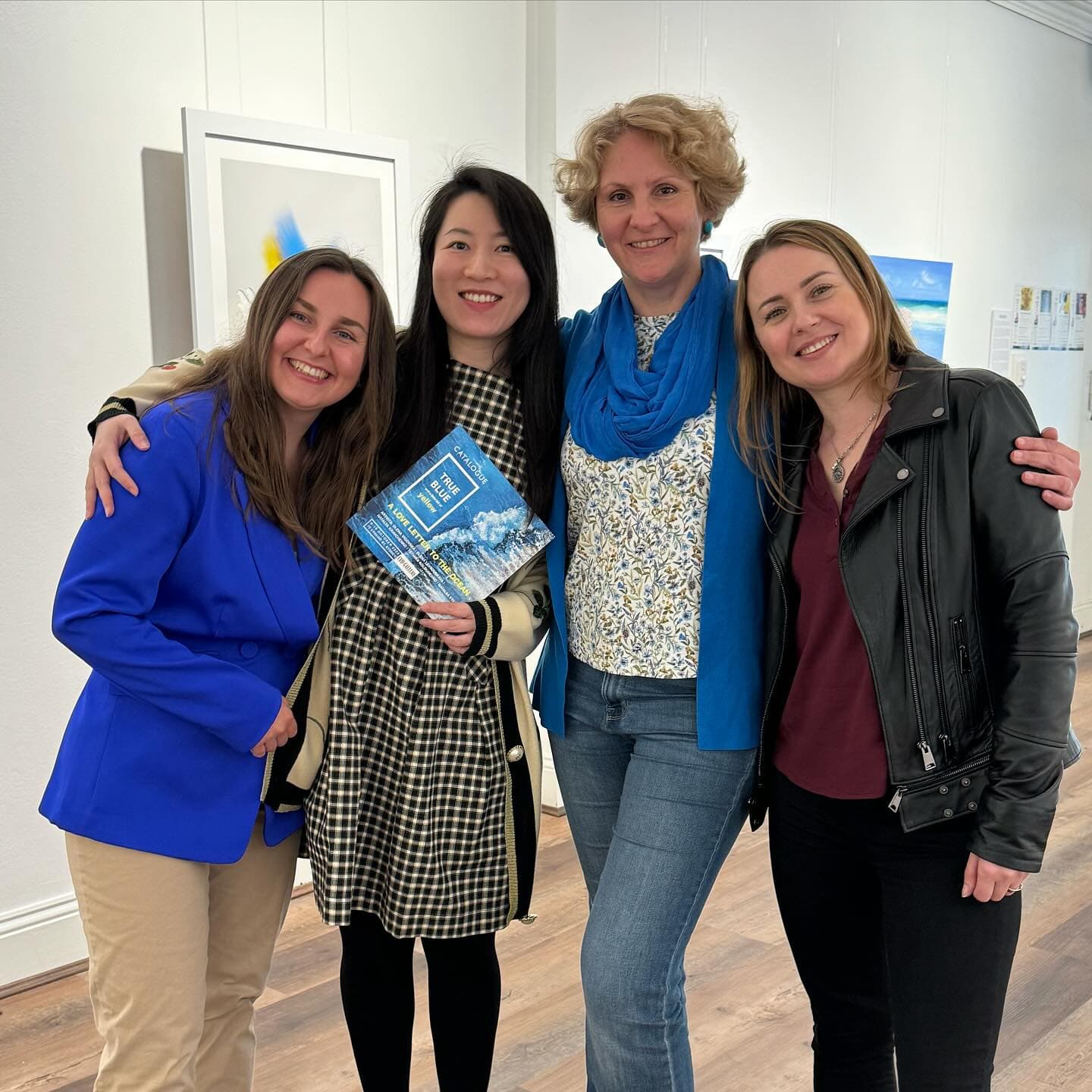 Artists and gallery owner