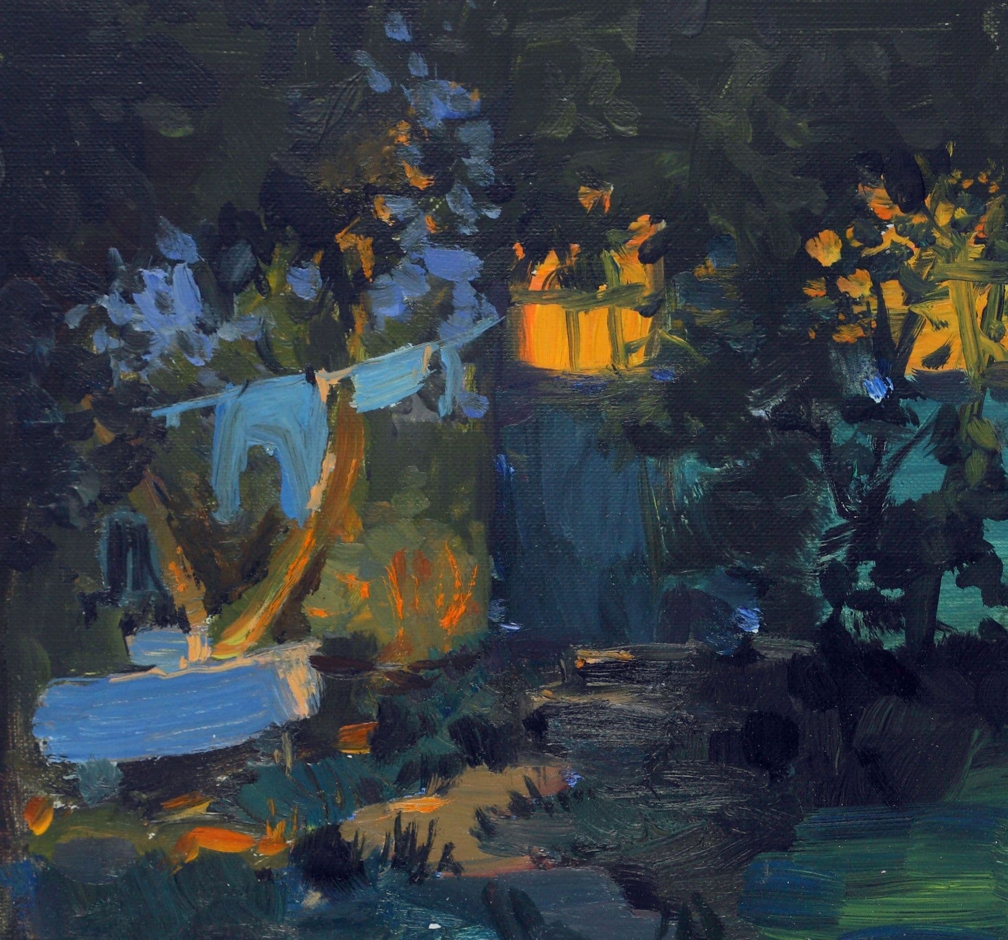 Night at the summer house